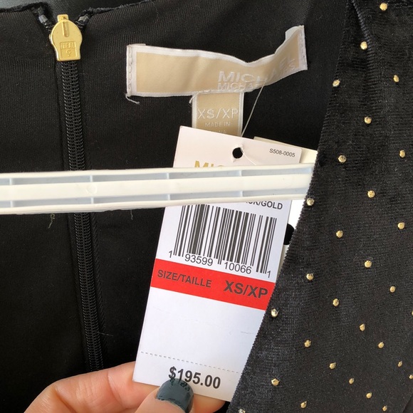 NWT Michael Kors velvet jumpsuit - Picture 3 of 8